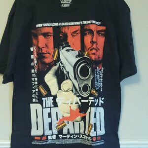 Rucking Fotten The Departed Japanese Poster T-Shirt Size Large Scorsese